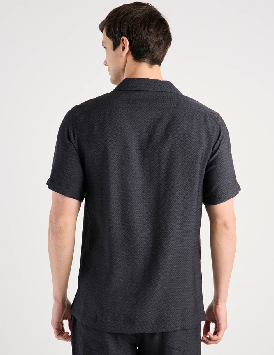 Camisa casual manga corta para hombre 6