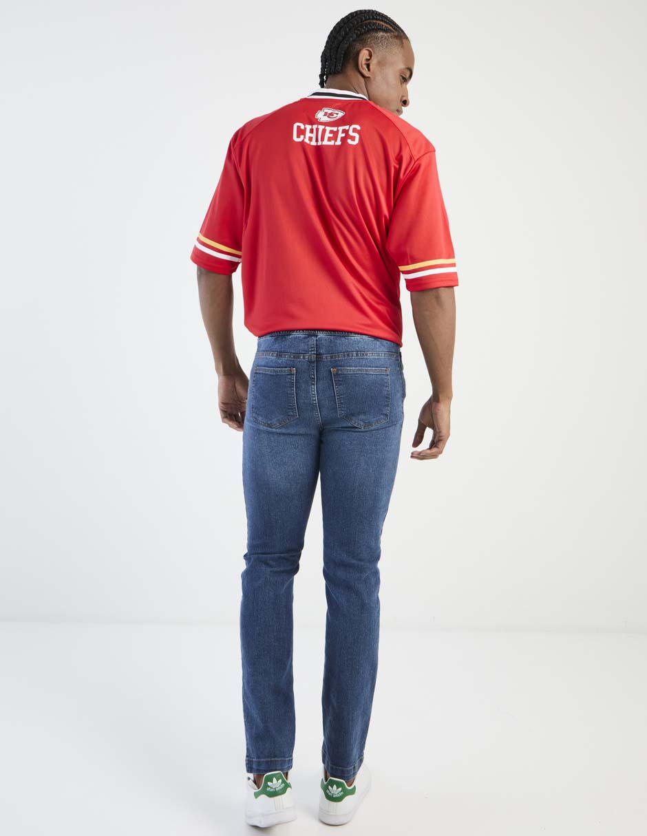 Jeans skinny Contempo lavado obscuro para hombre