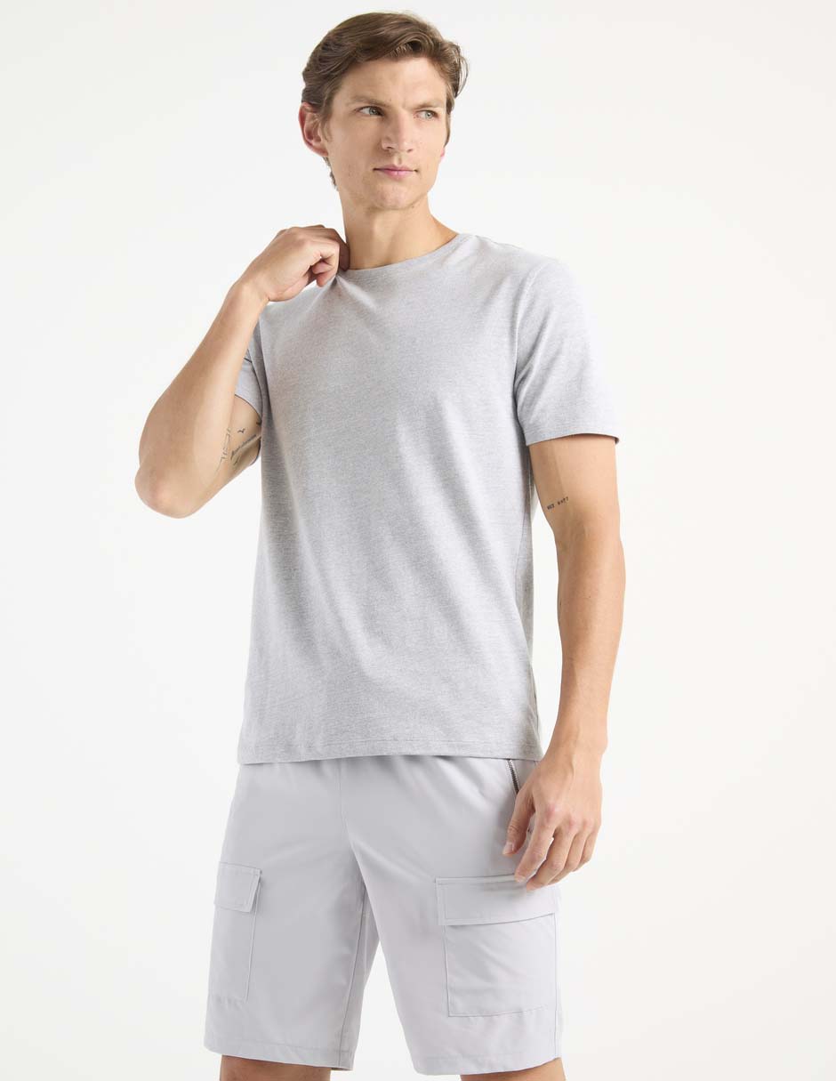 Playera cuello redondo para hombre