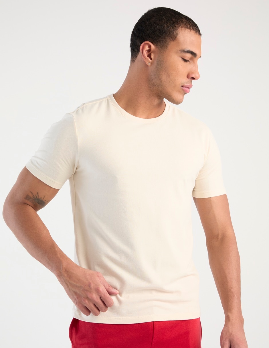 Playera cuello redondo para hombre