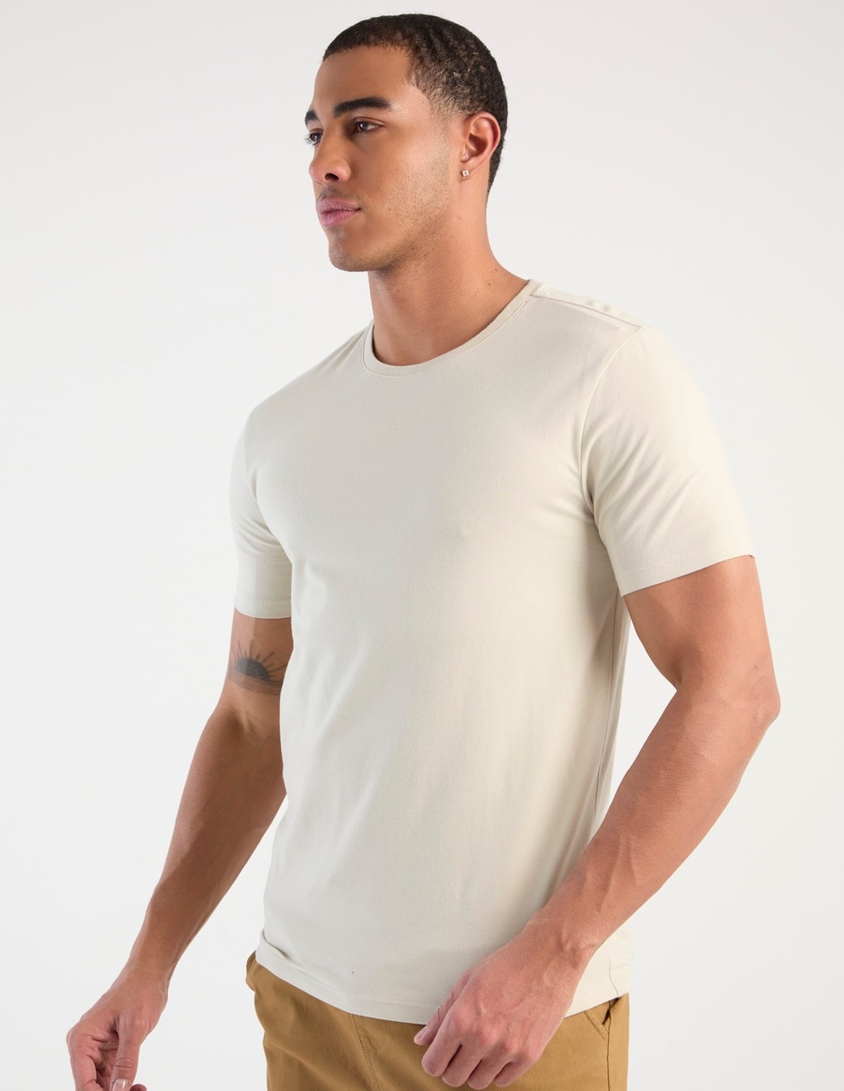 Playera cuello redondo para hombre