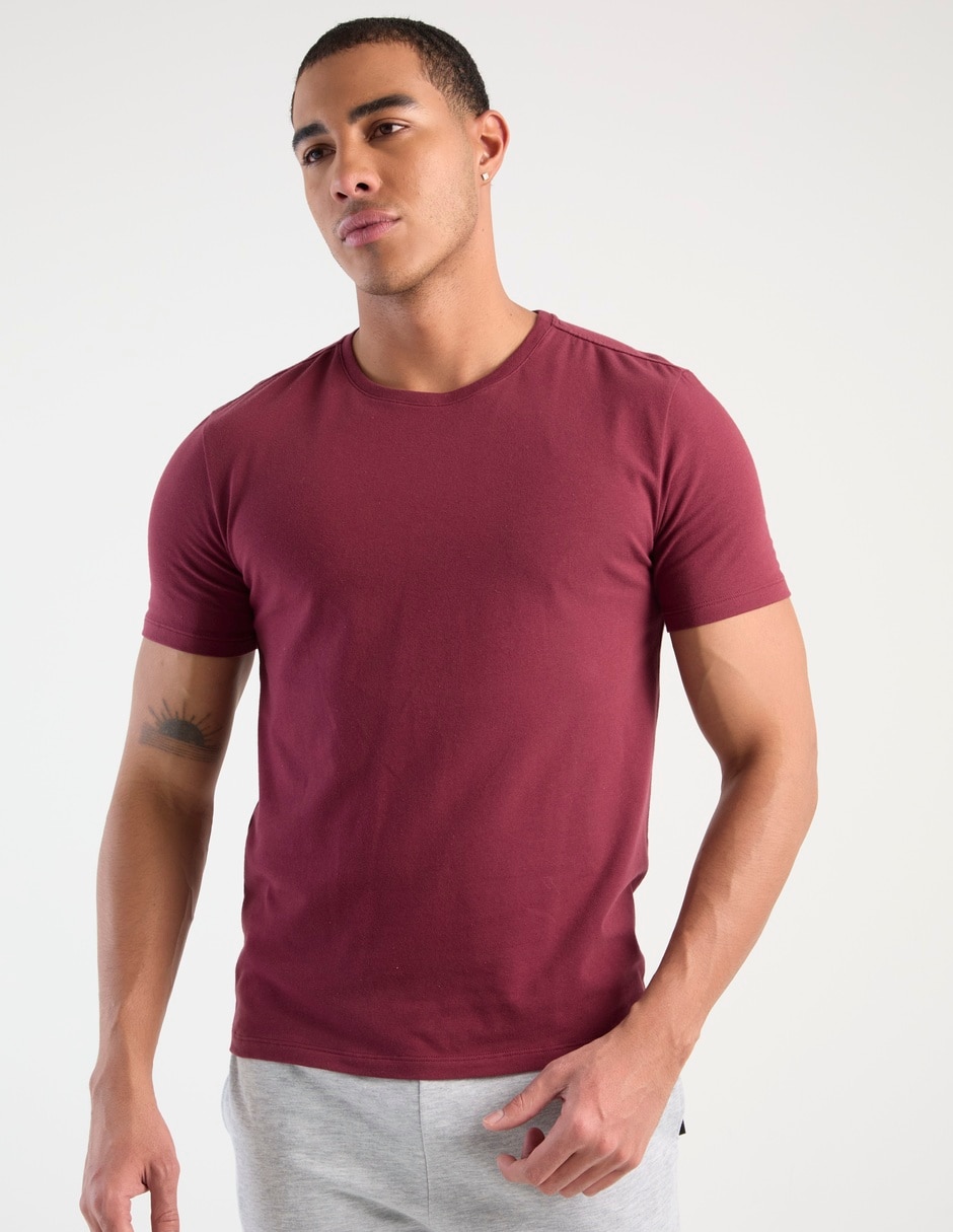 Playera cuello redondo para hombre