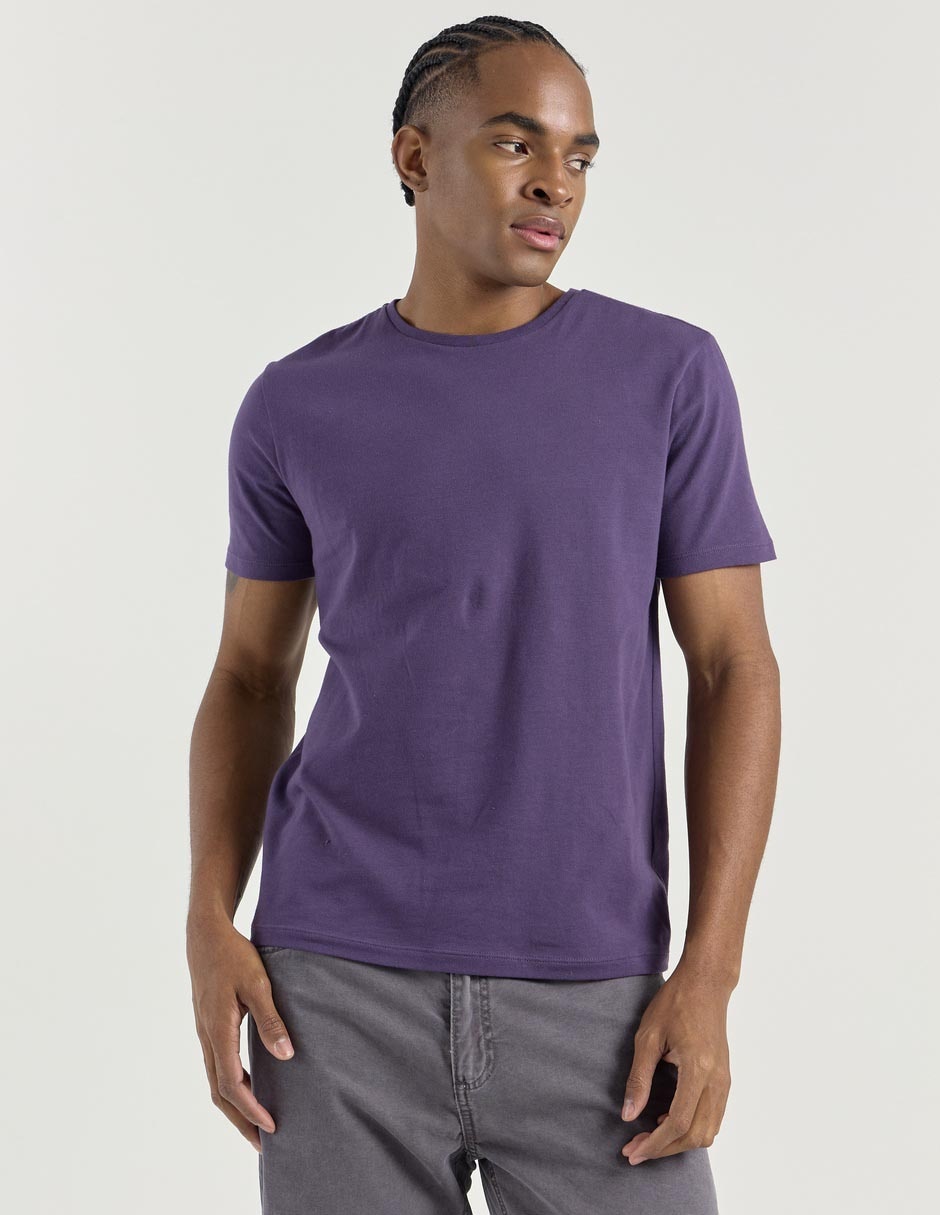 Playera cuello redondo para hombre
