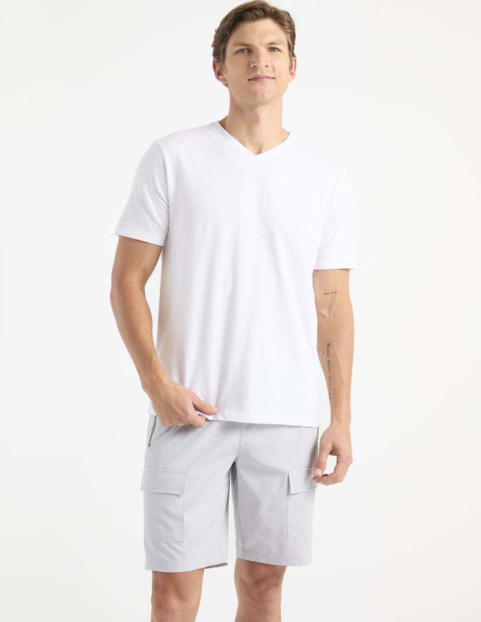 Playera cuello V para hombre Playera cuello V para hombre