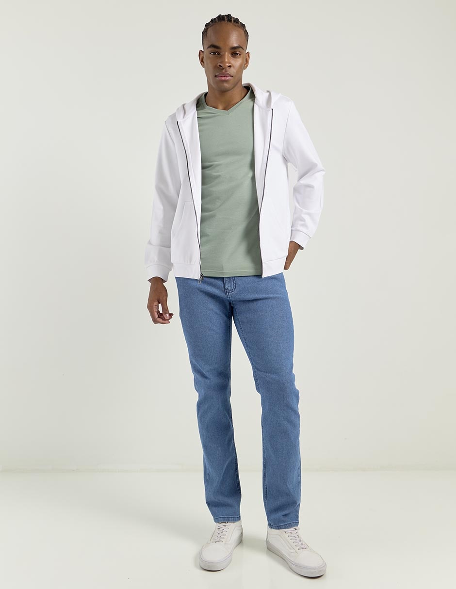 Playera cuello V para hombre 3