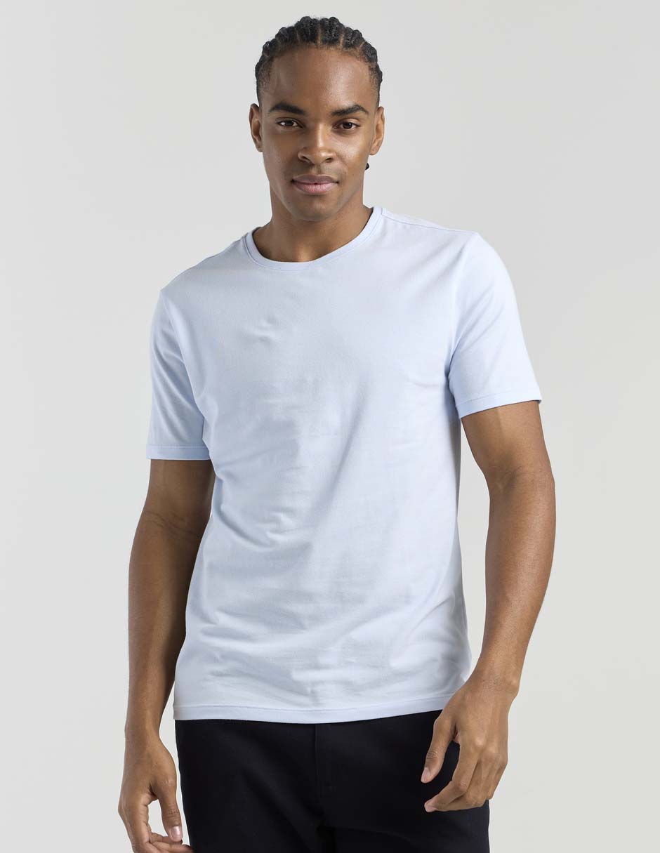 Playera cuello redondo para hombre