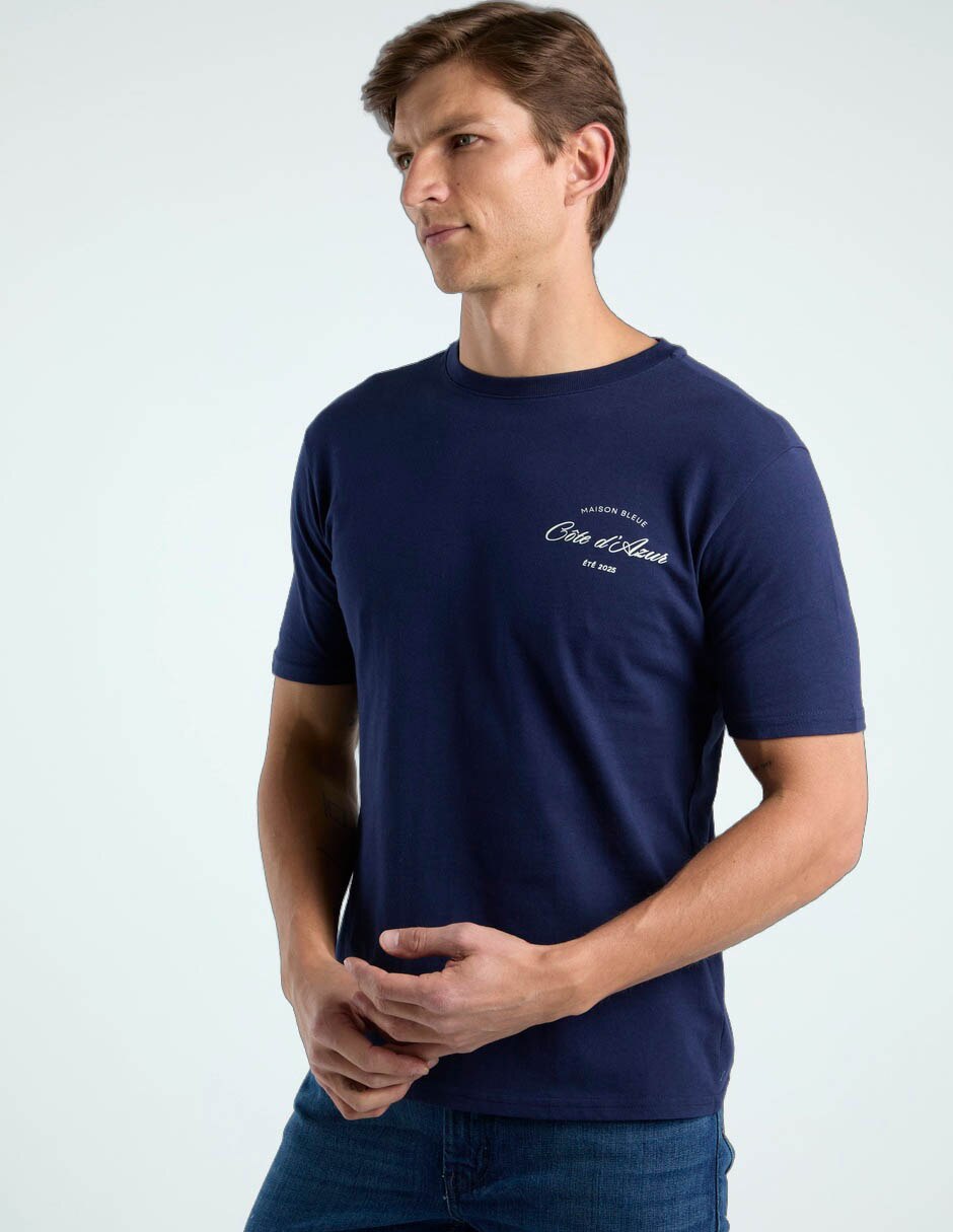 Playera cuello redondo para hombre 5