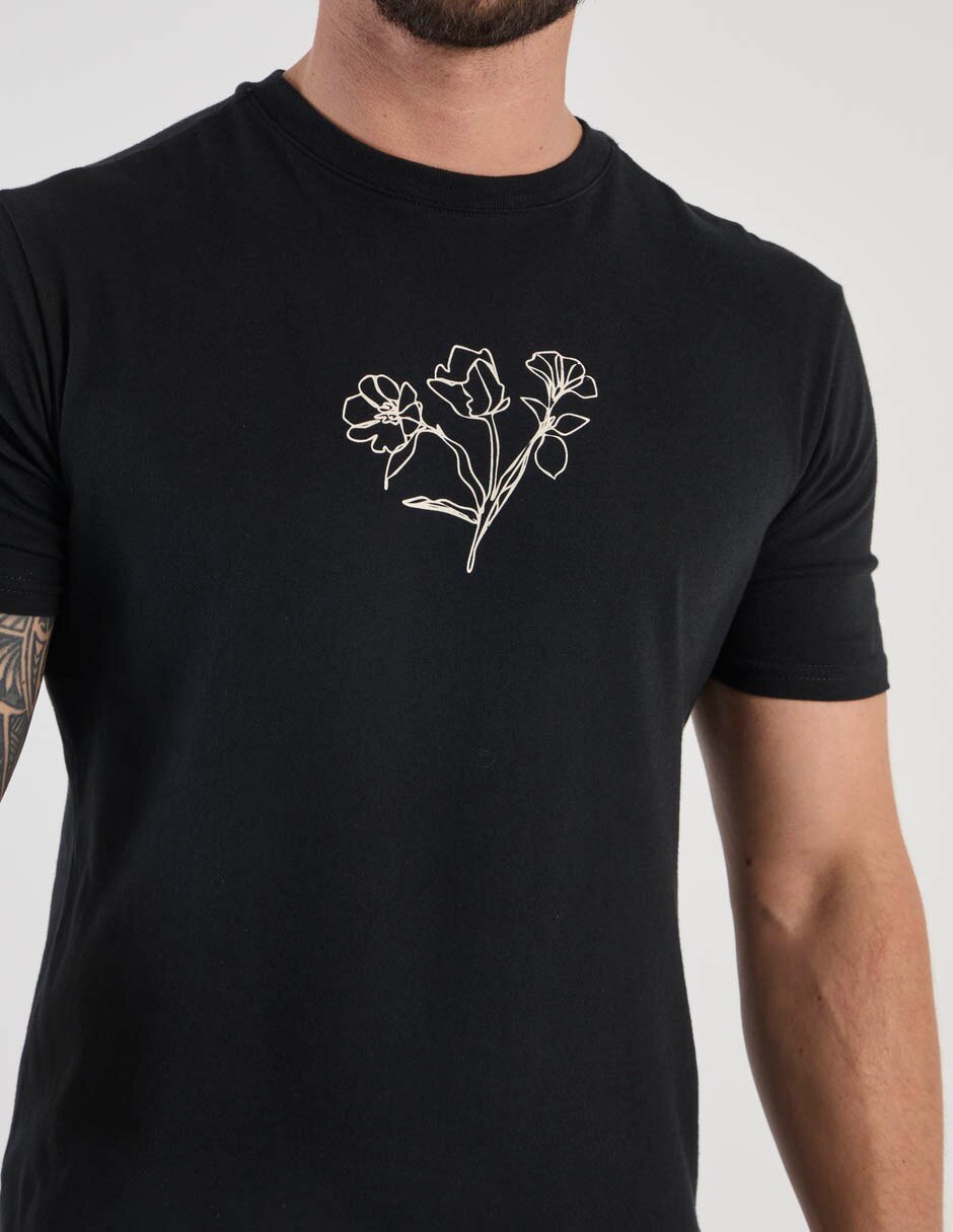 Playera cuello redondo para hombre 4