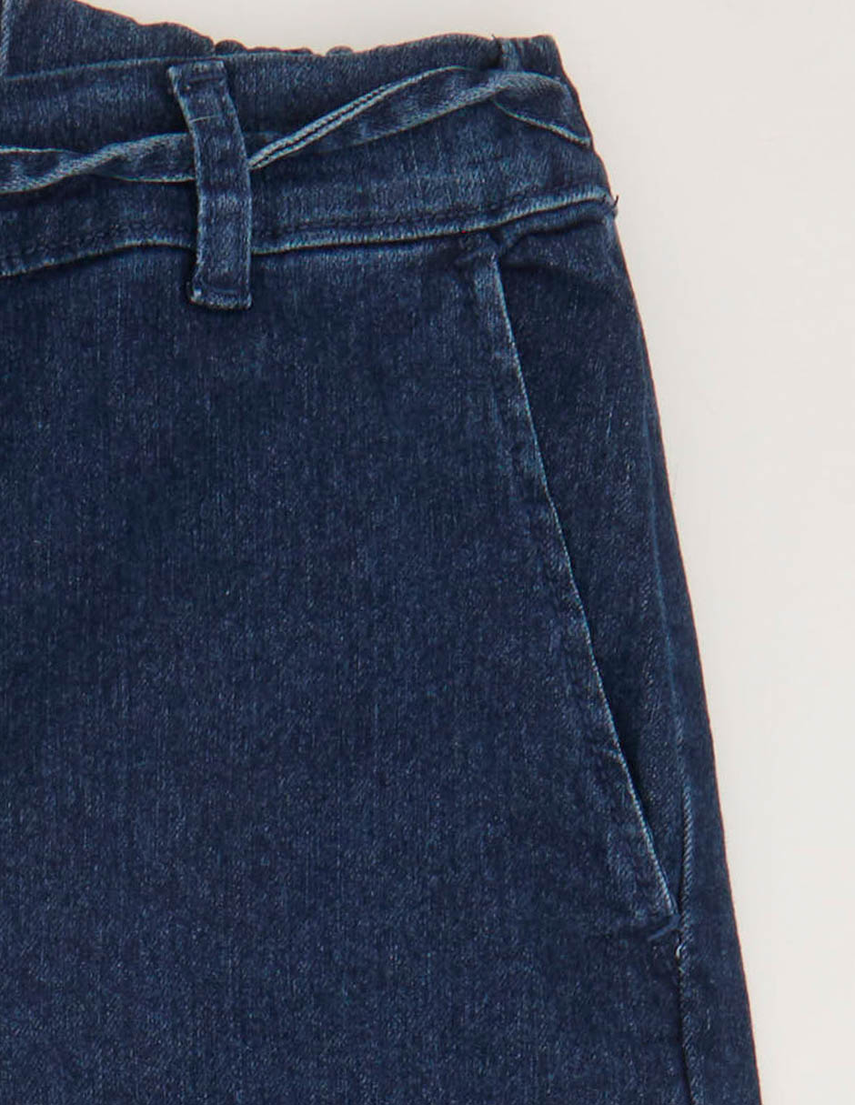 Jeans straight lavado obscuro para hombre 5
