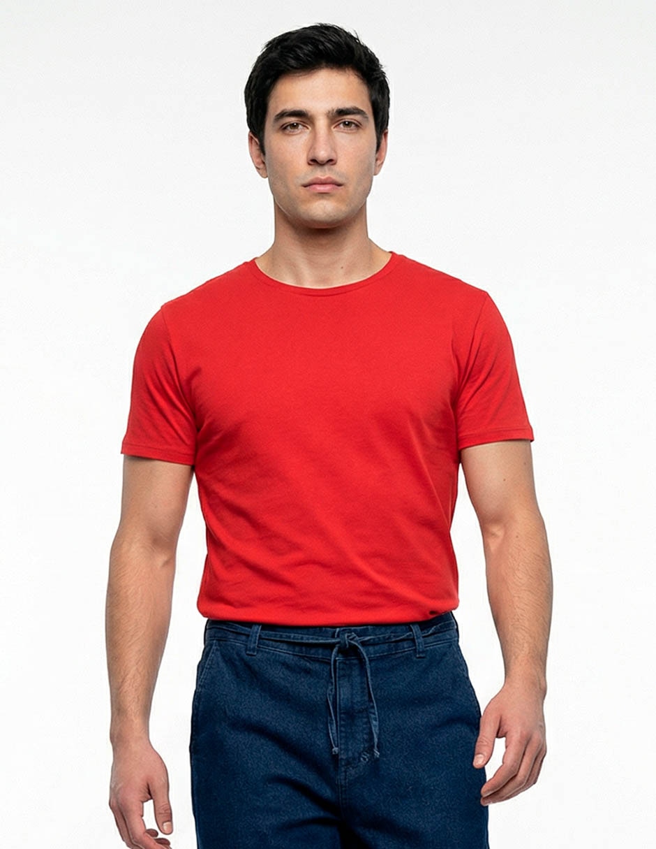 Jeans straight Contempo lavado obscuro para hombre