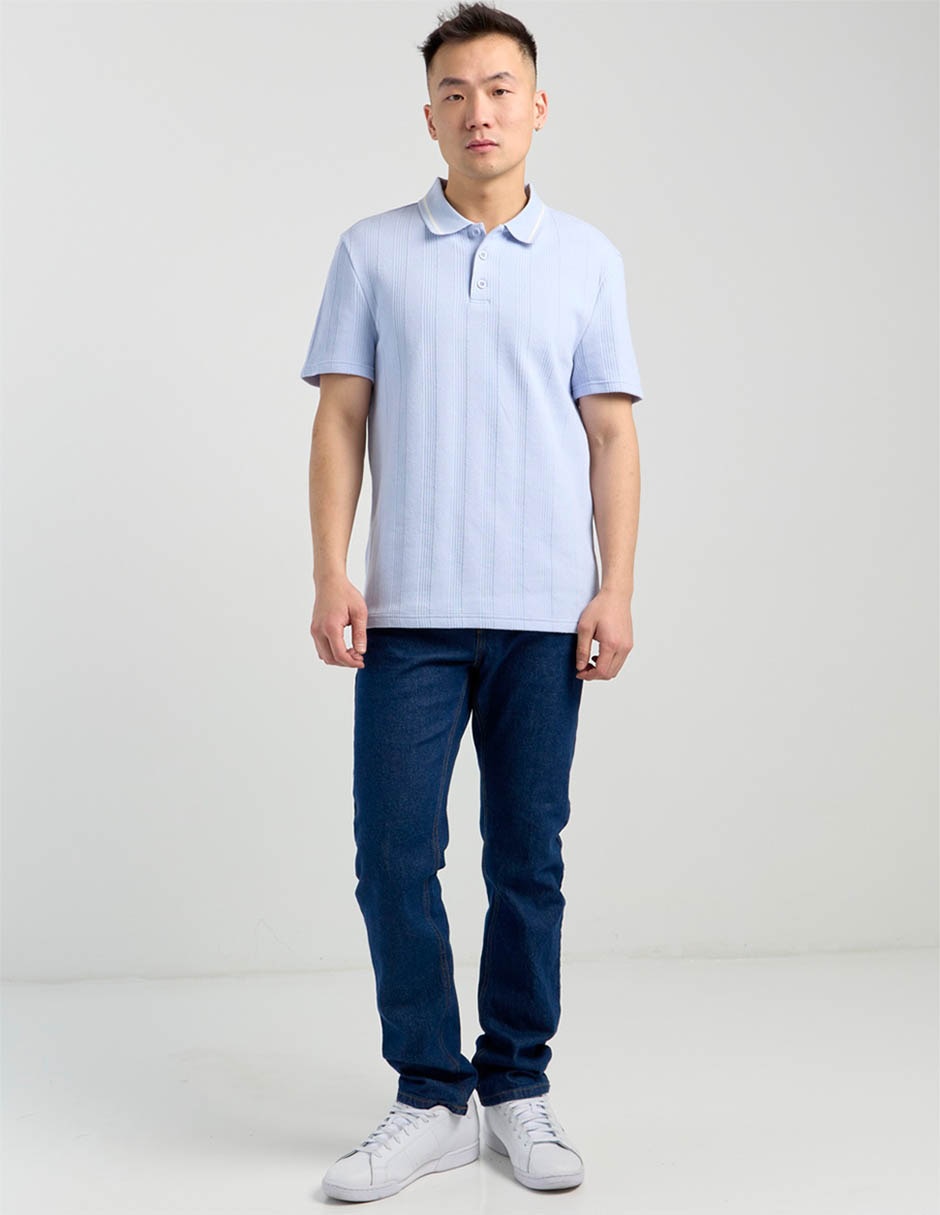 Jeans slim lavado medio para hombre 7