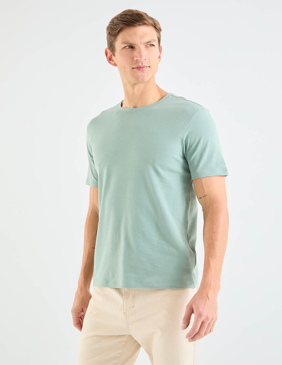Playera cuello redondo para hombre Playera cuello redondo para hombre