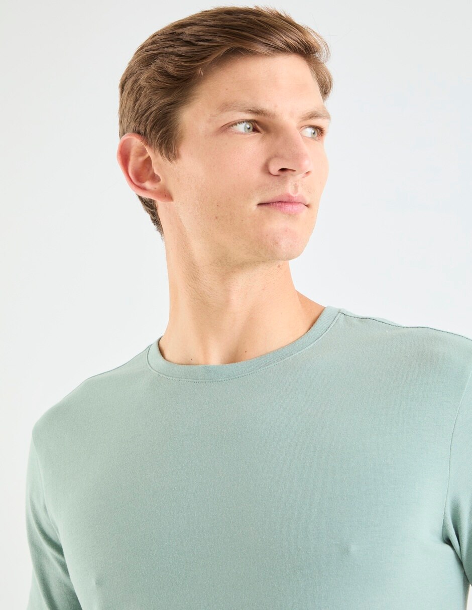 Playera cuello redondo para hombre 5