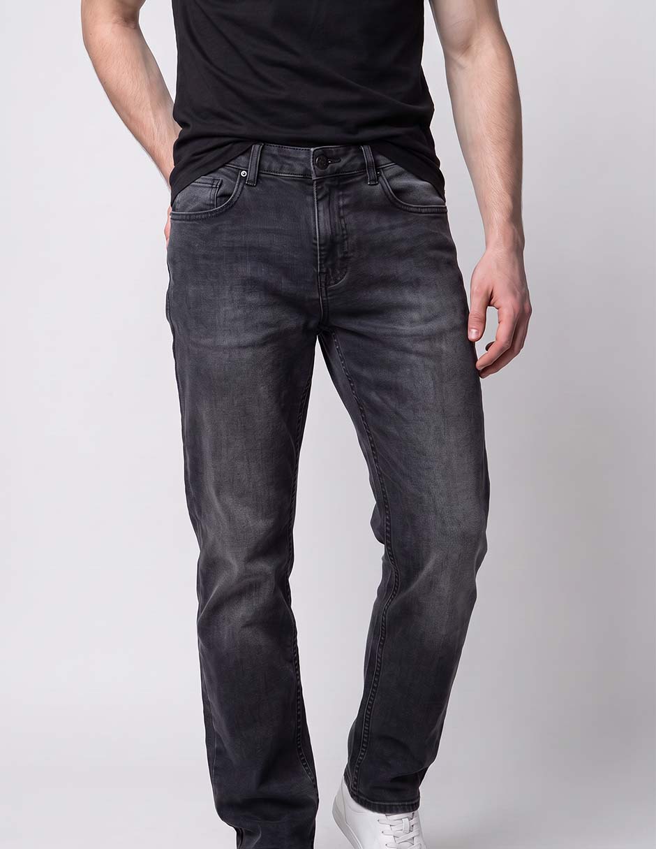 Jeans skinny deslavado para hombre Jeans skinny deslavado para hombre