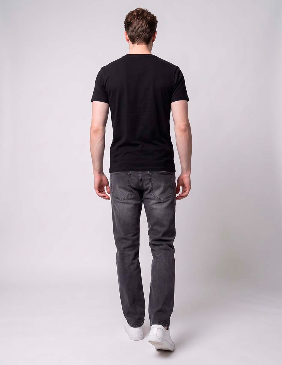 Jeans skinny deslavado para hombre 3