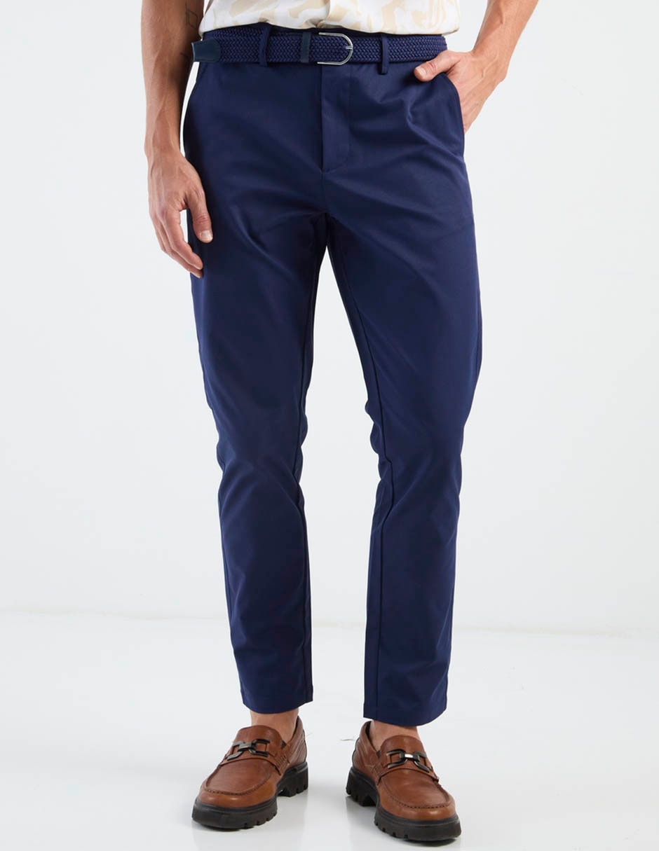Pantalón casual slim para hombre