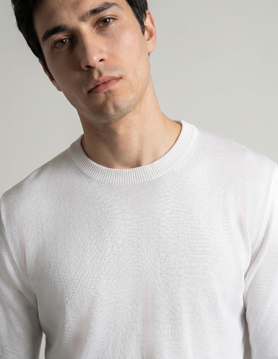 Suéter cuello redondo para hombre 3