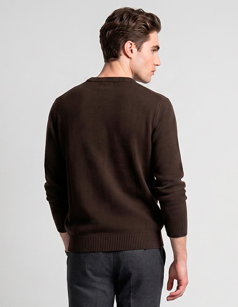 Suéter cuello redondo para hombre 2