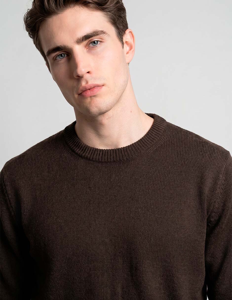 Suéter cuello redondo para hombre 3