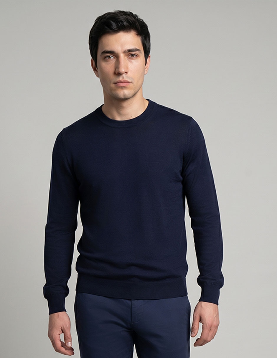 Suéter cuello redondo para hombre Suéter cuello redondo para hombre