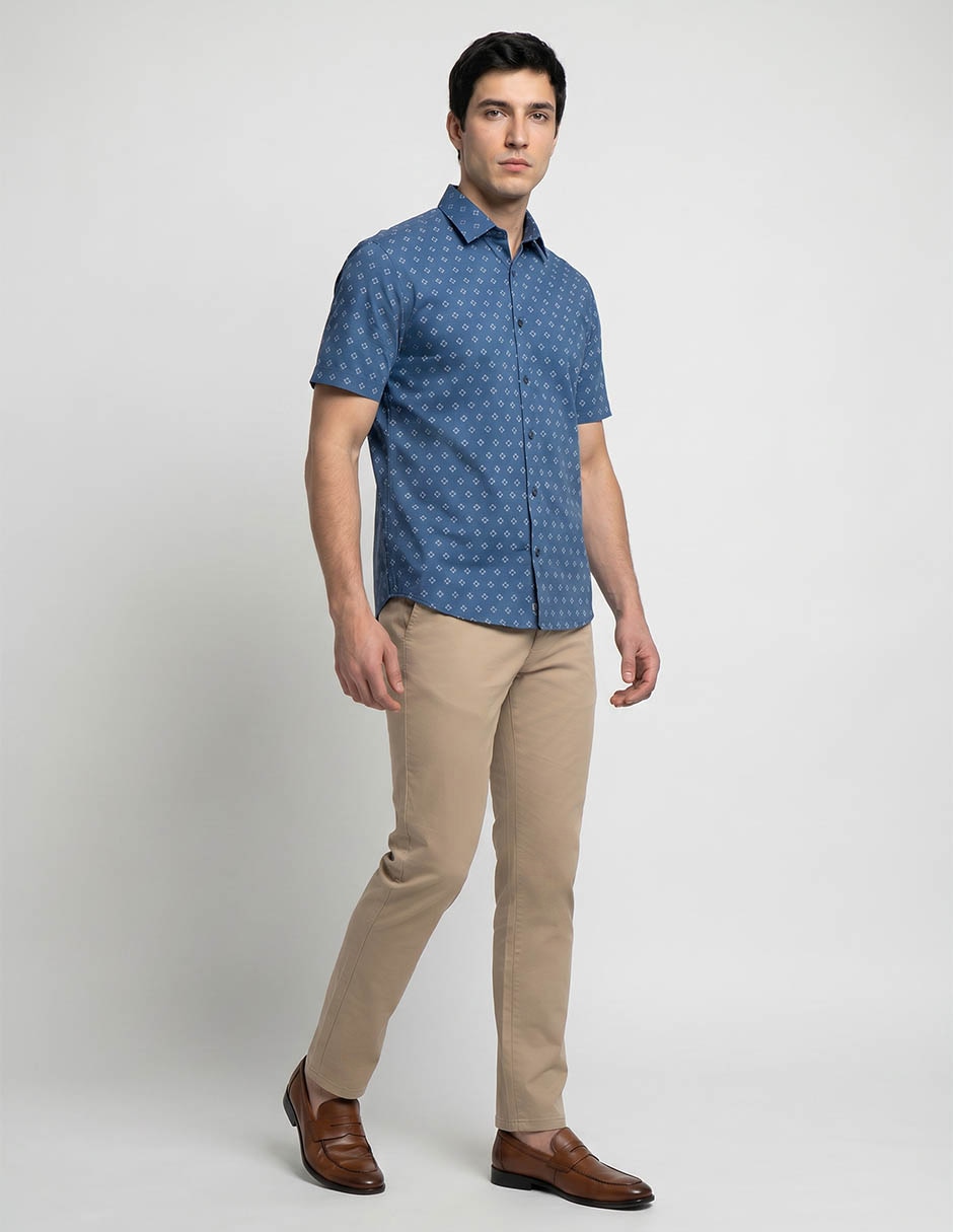 Camisa casual manga corta para hombre 3