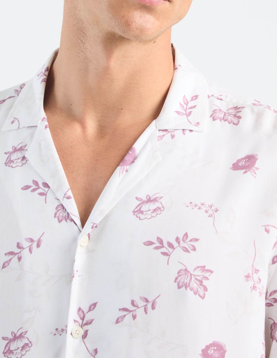 Camisa casual de algodón manga corta para hombre 2