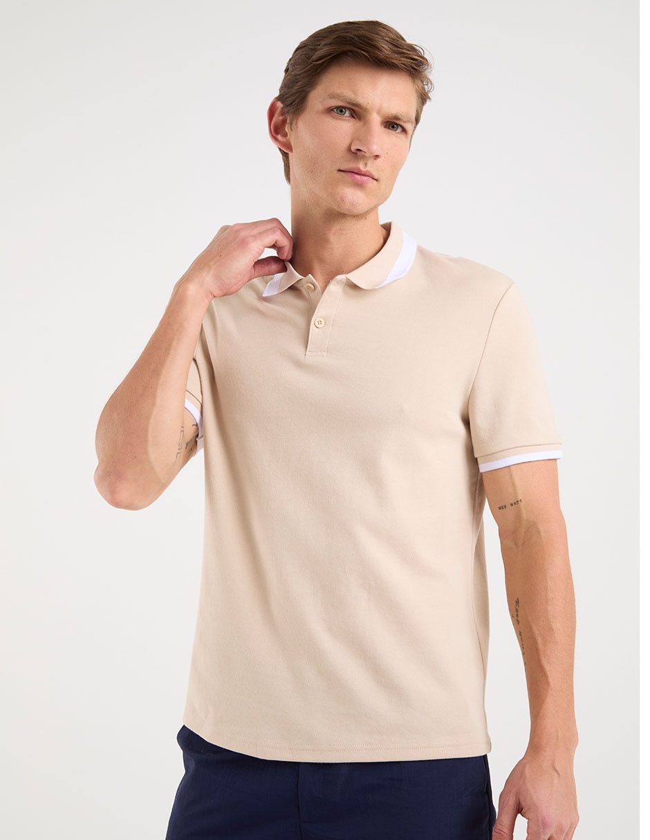 Playera tipo polo para hombre