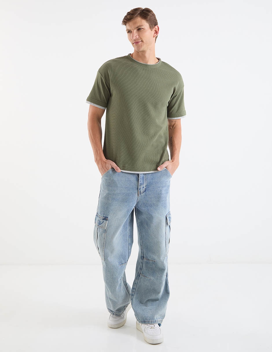 Playera Contempo cuello redondo para hombre
