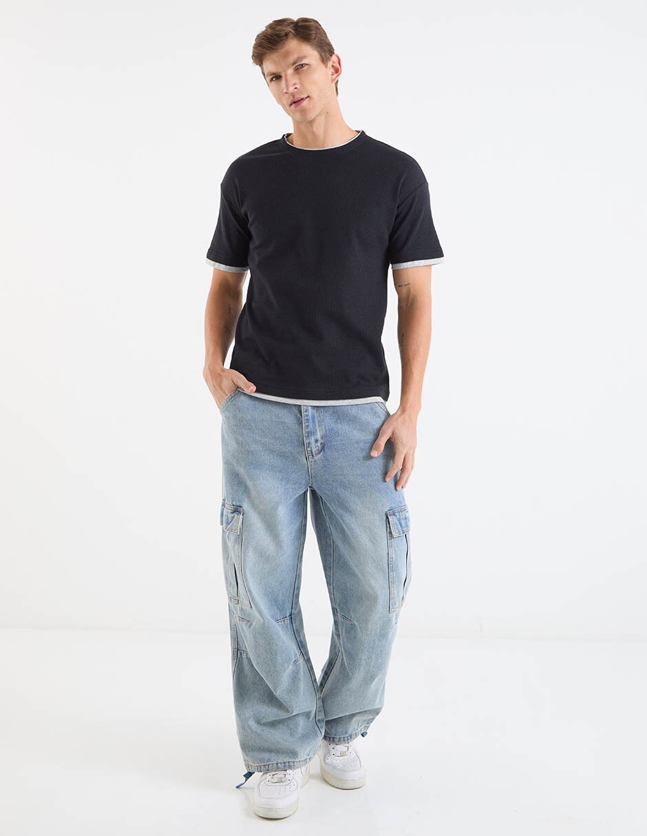 Playera cuello redondo para hombre 3