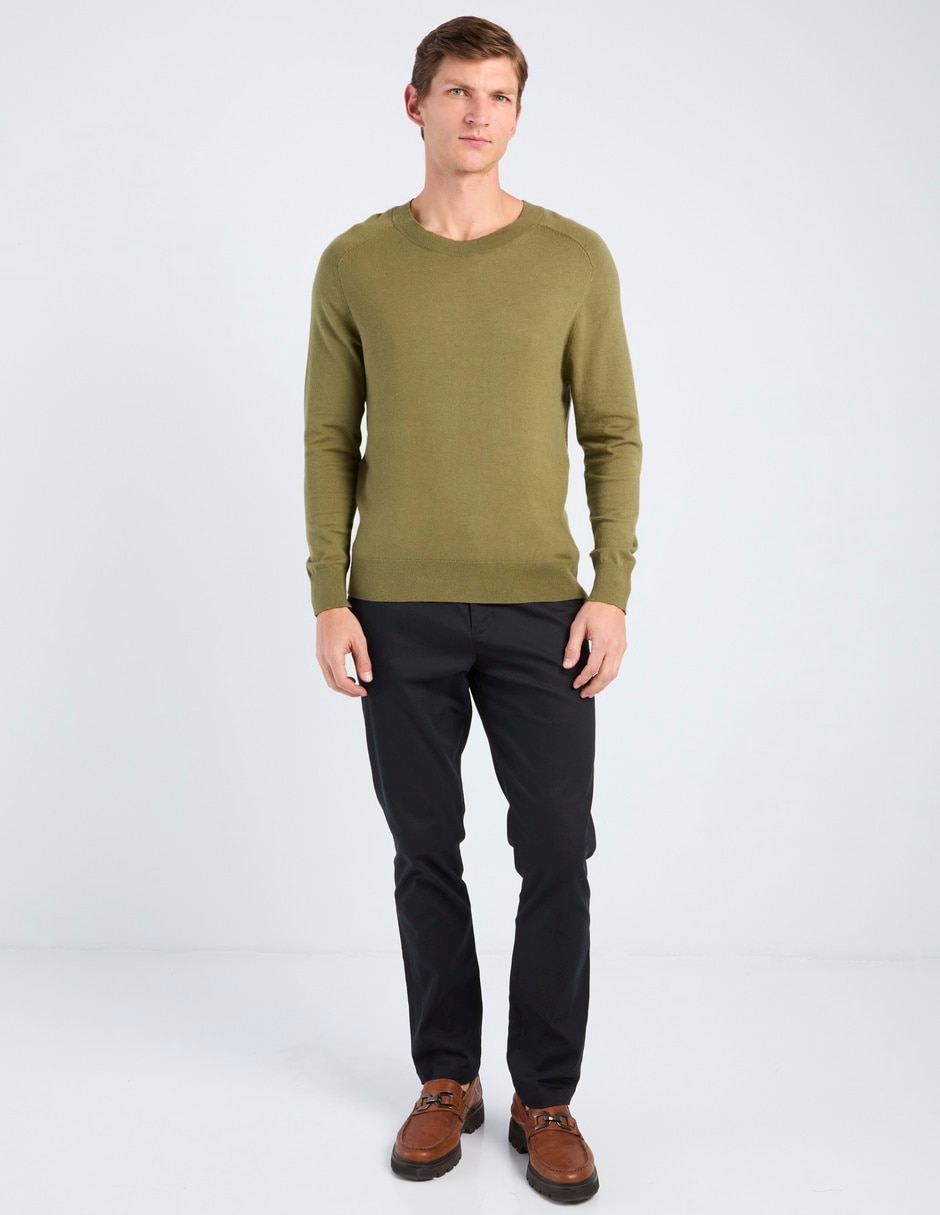 Suéter cuello redondo para hombre 3