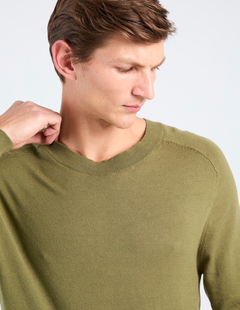 Suéter cuello redondo para hombre 4