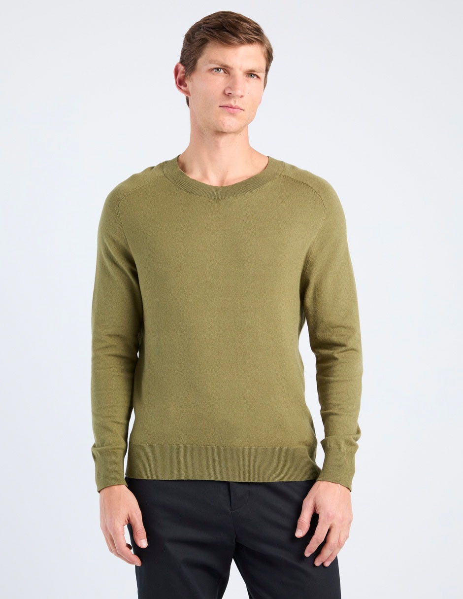 Suéter Contempo cuello redondo para hombre