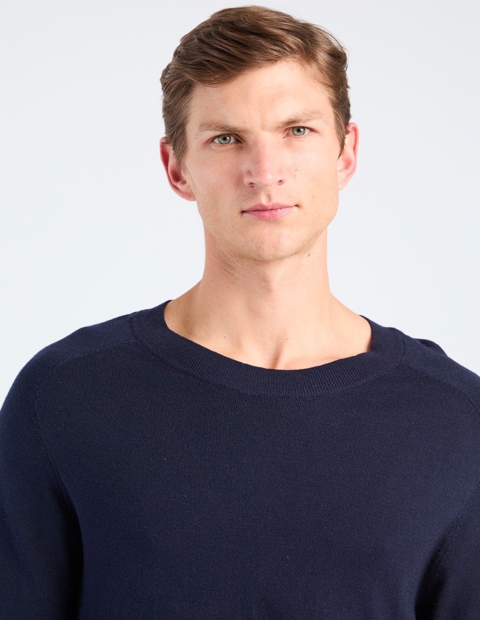 Suéter cuello redondo para hombre 7