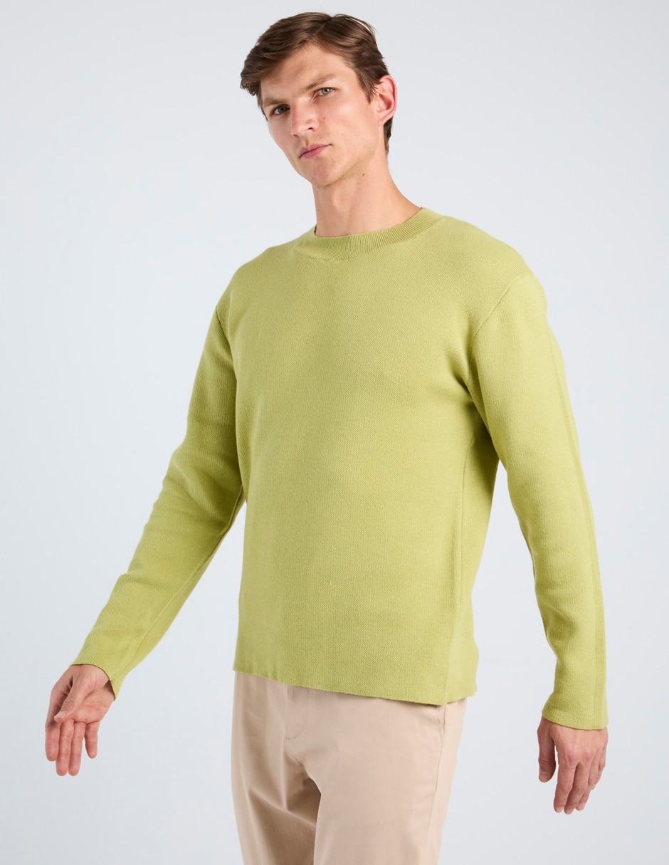 Suéter cuello redondo para hombre 2