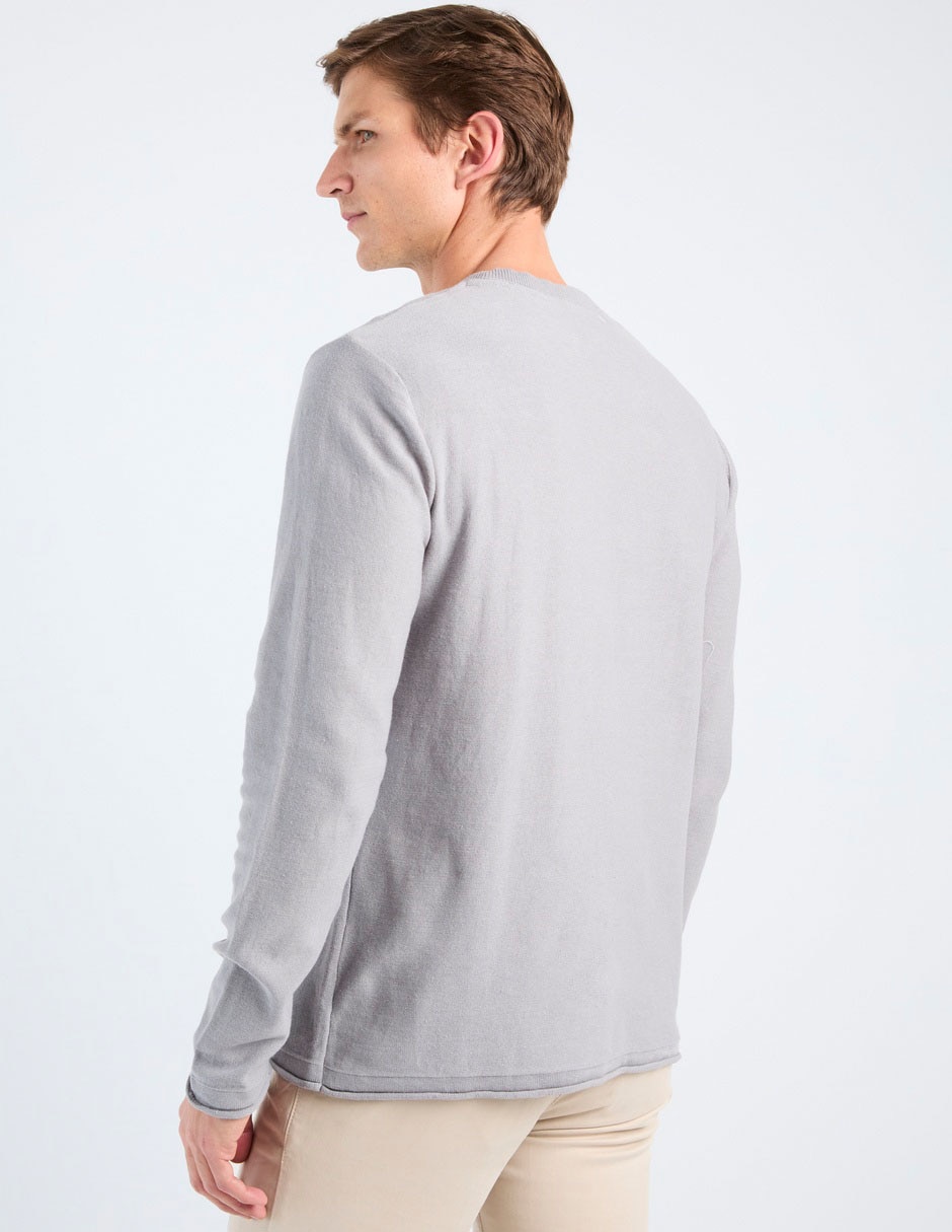 Playera Contempo cuello henley para hombre