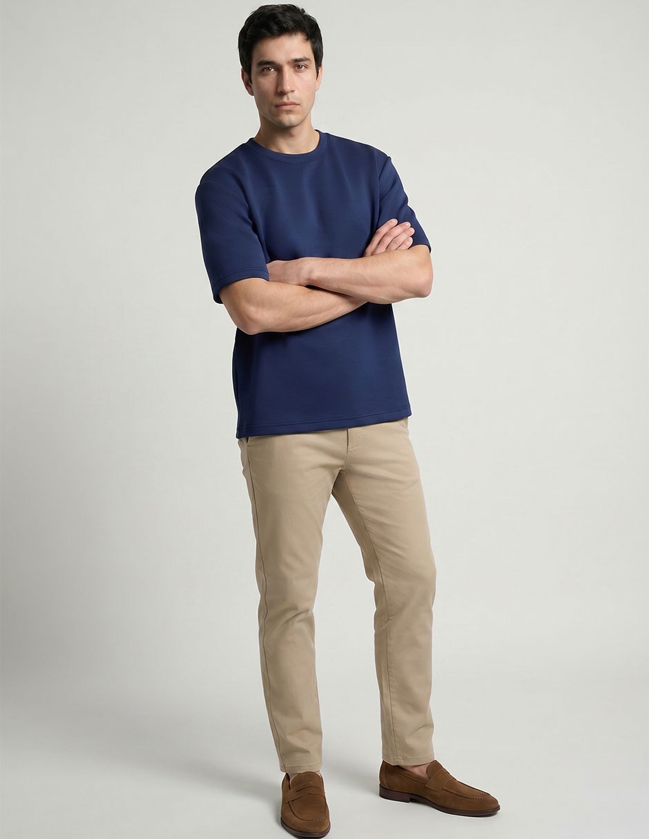 Playera cuello redondo para hombre