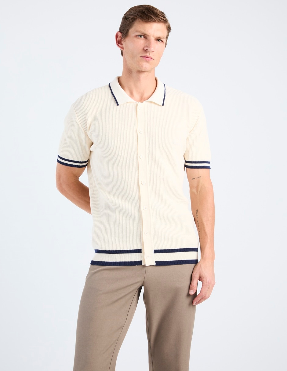 Camisa casual manga corta para hombre 2
