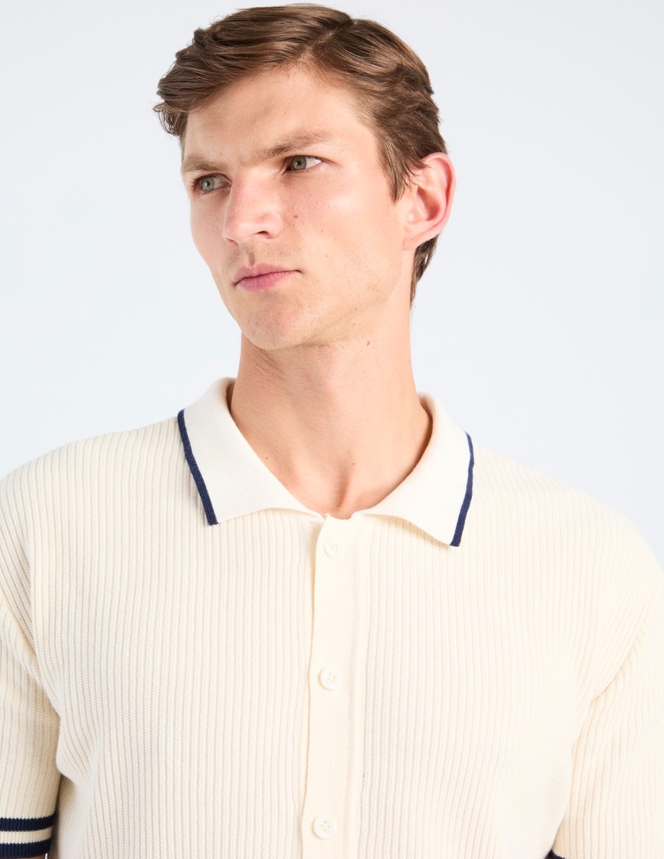 Camisa casual manga corta para hombre 4