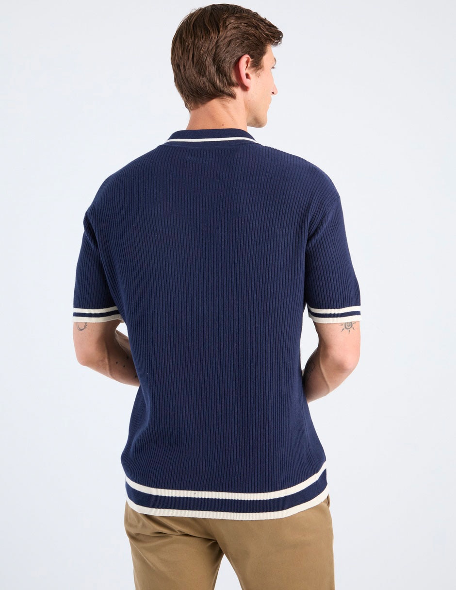 Camisa business casual manga corta para hombre 9