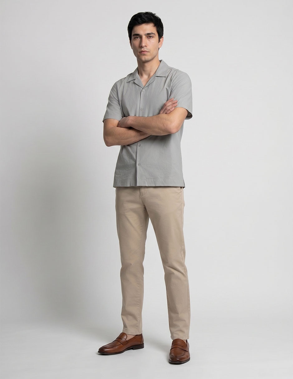 Camisa casual manga corta para hombre 3