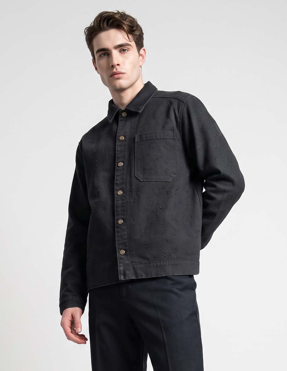 Sobrecamisa manga larga para hombre