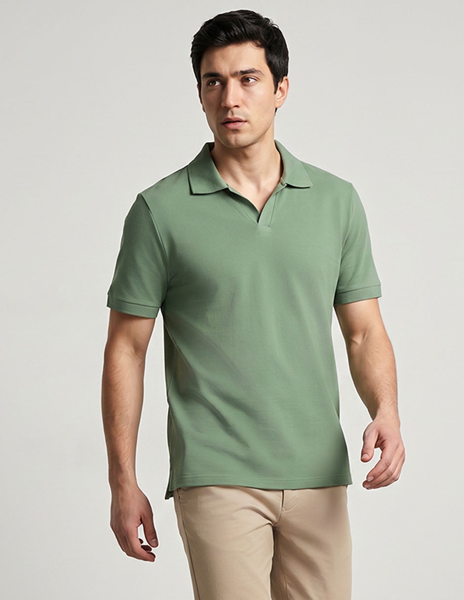 Playera cuello polo para hombre 1