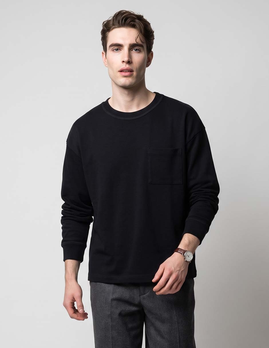 Playera cuello redondo para hombre 1
