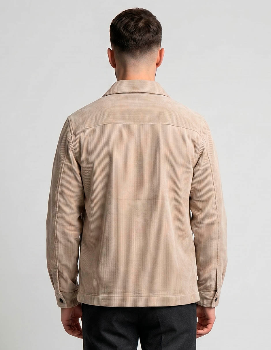 Chamarra casual con bolsillos para hombre 3