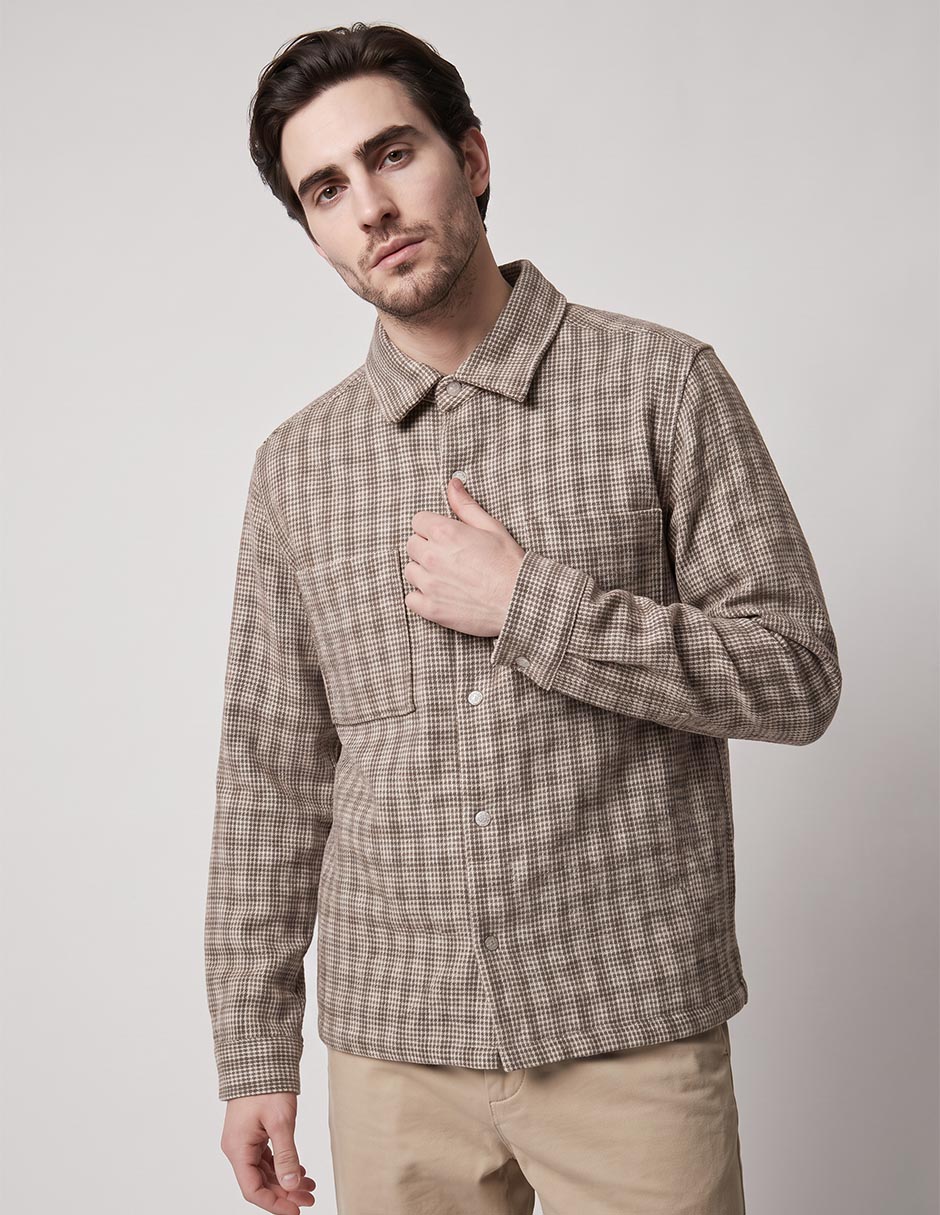 Sobrecamisa Casual manga Larga para Hombre