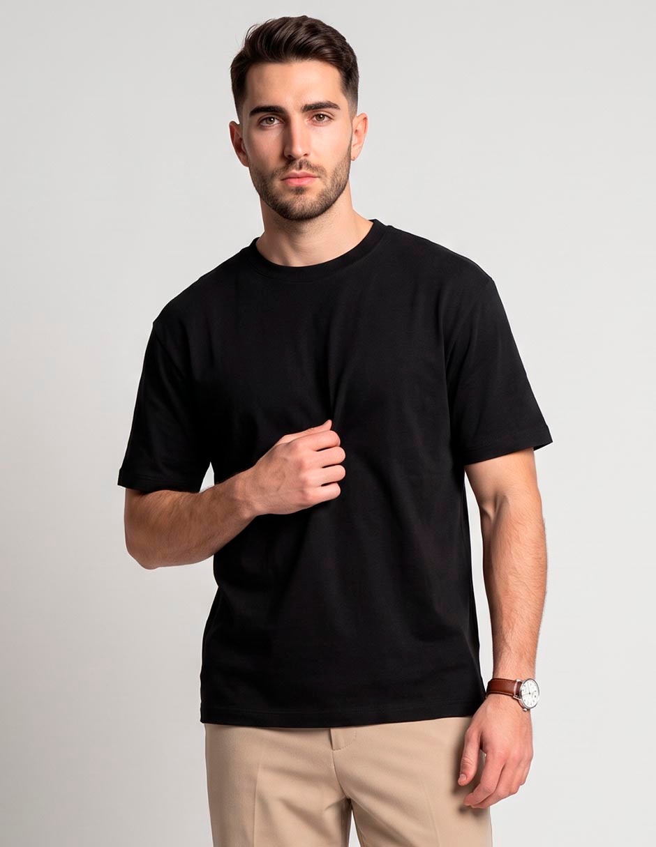 Playera cuello redondo para hombre 1