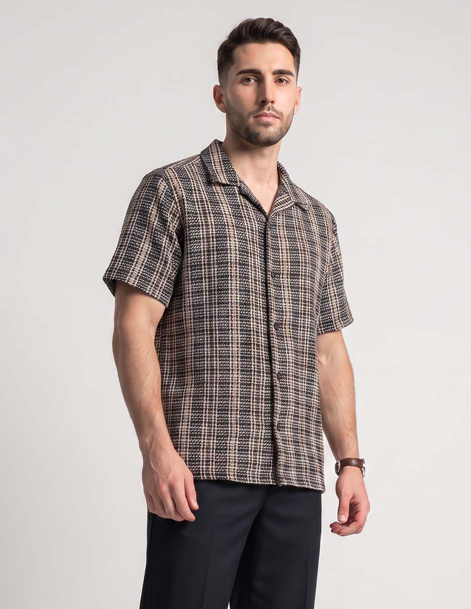 Camisa casual manga corta para hombre Camisa casual manga corta para hombre