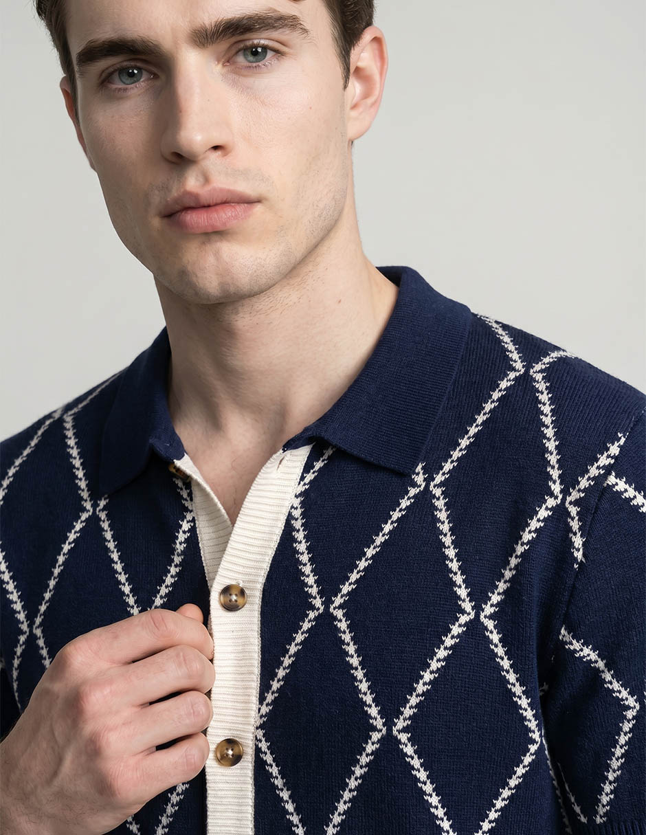 Camisa de algodón manga corta para hombre 2