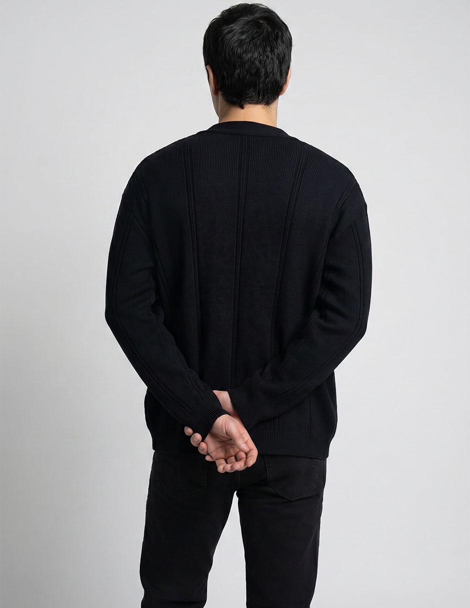 Suéter cuello V para hombre 3