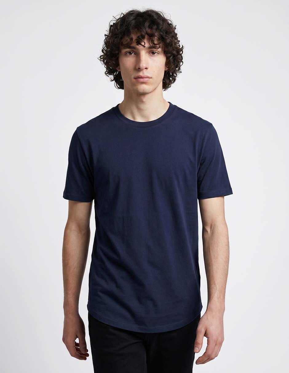 Playera cuello redondo para hombre